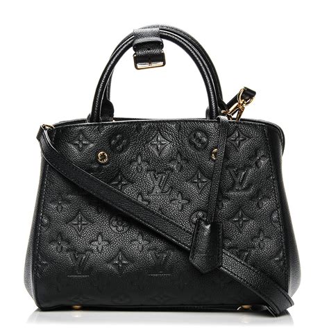 louis vuitton empreinte montaigne bb black|louis vuitton epi leather montaigne.